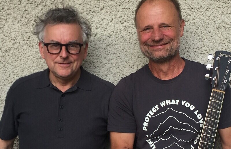 Johannes Silberschneider (l.) mit Georg Laube