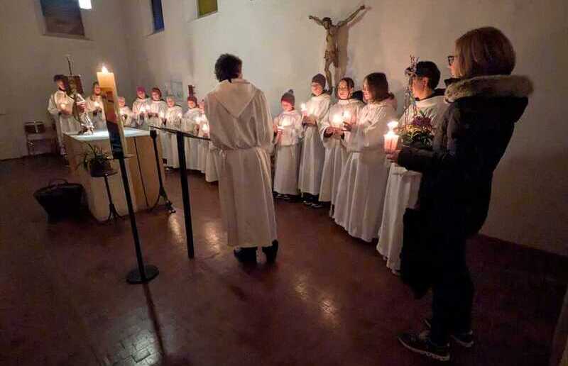 Feierlichen Auferstehungsfeier am Kirchberg